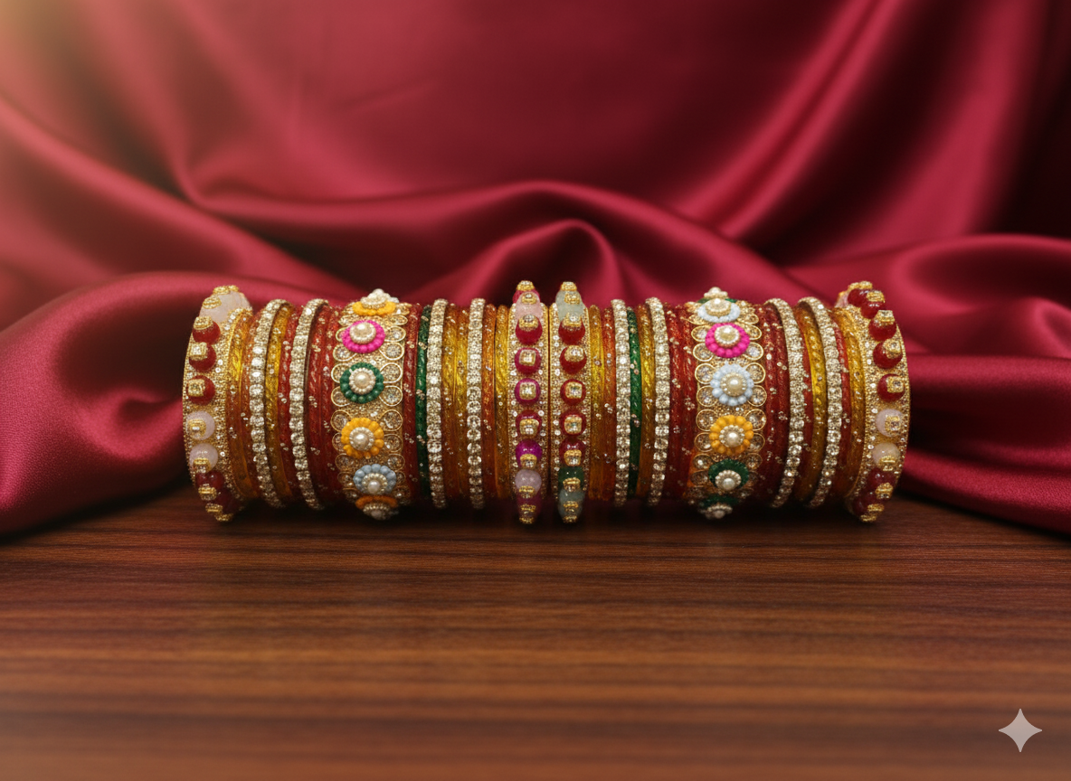 Festive Bloom Bangle Collection